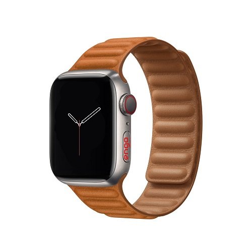 Apple Watch Kordon Watch Baklalı Kordon 38mm 40mm Manyetik Kapatmalı Kayış kahverengi